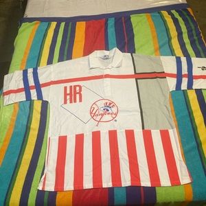 Vintage New York Yankees jersey polo medium